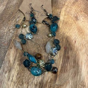 Earings and Bracelet set.